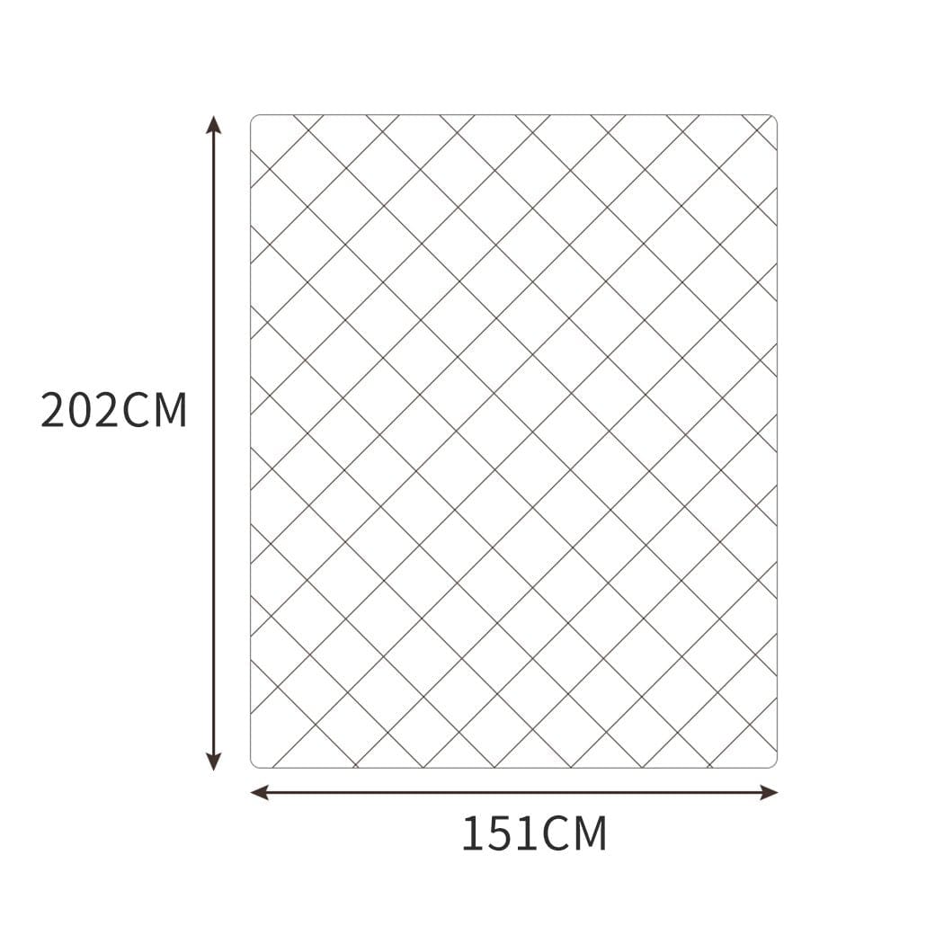 Dreamz Weighted Blanket 11KG Adults Size Anti Anxiety Weighted Blanket Gravity Blankets Mink