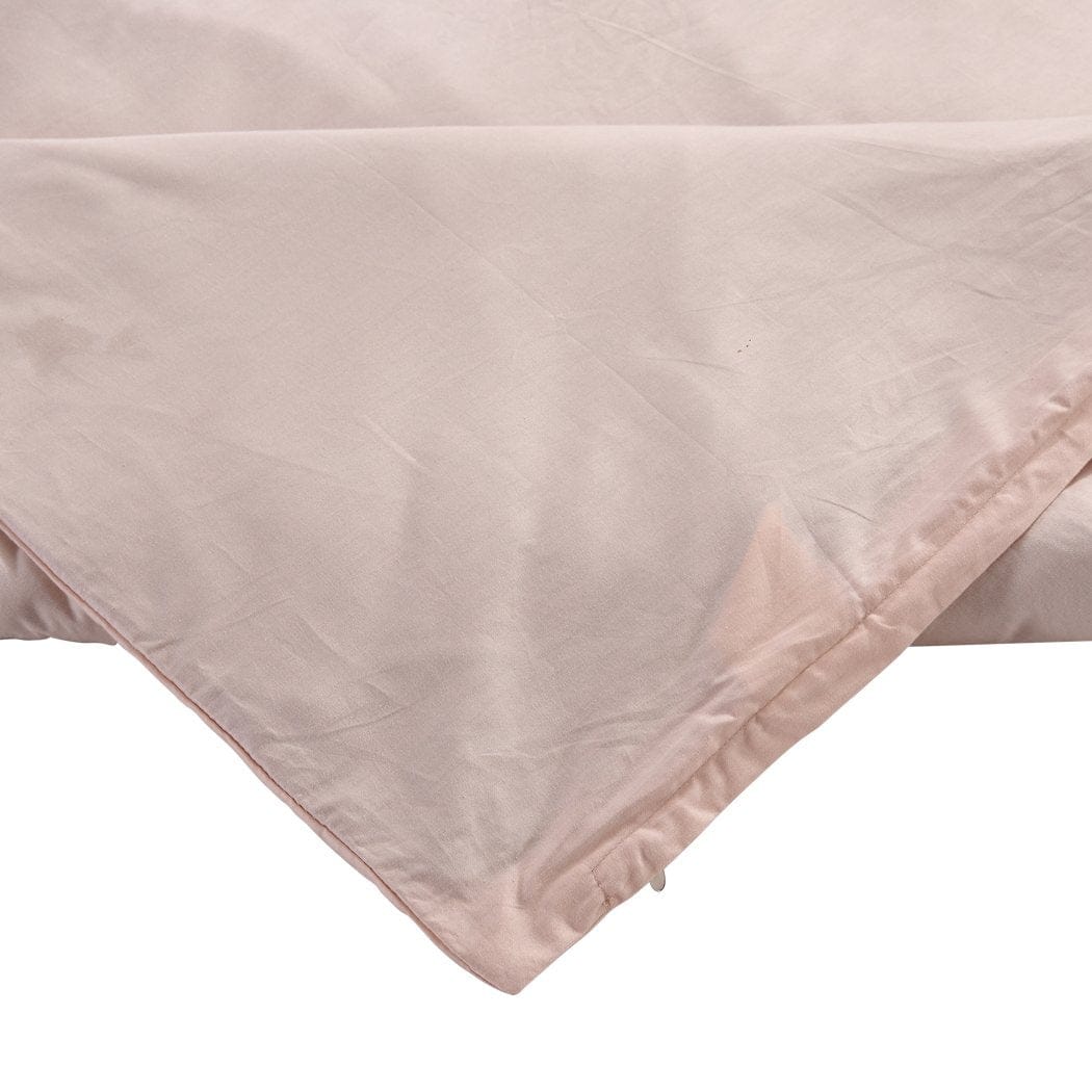 Dreamz Weighted Blanket 121x92cm Cotton Anti Anxiety Weighted Blanket Cover Protector Beige