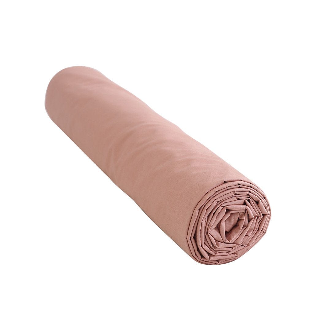 Dreamz Weighted Blanket 202x151cm Anti Anxiety Weighted Blanket Cover Polyester Cover Only Peach