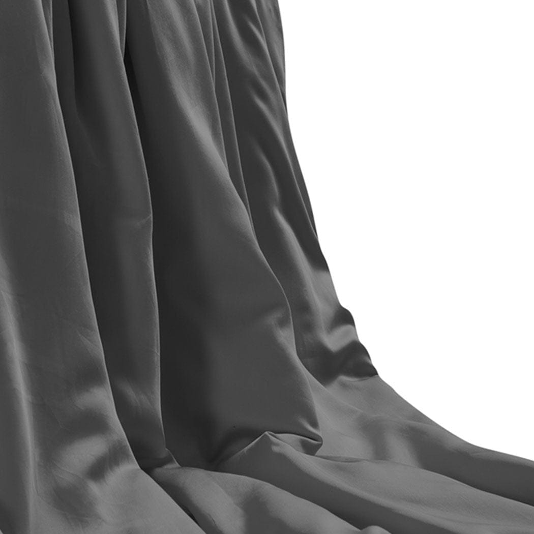 Dreamz Weighted Blanket 2KG Kids Anti Anxiety Weighted Blanket Bamboo Fiber Cover Pillowcase Grey