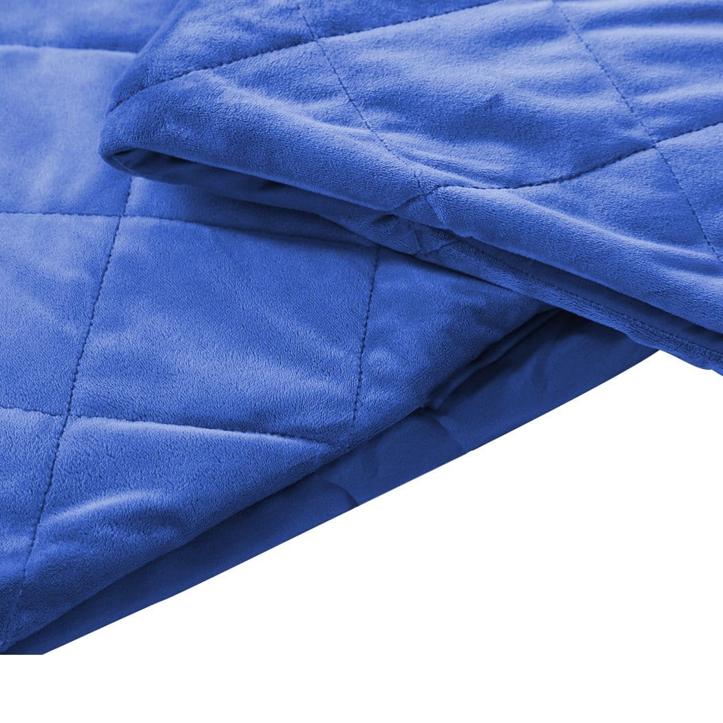 Dreamz Weighted Blanket 2KG Kids Anti Anxiety Weighted Blanket Gravity Blankets Blue Colour