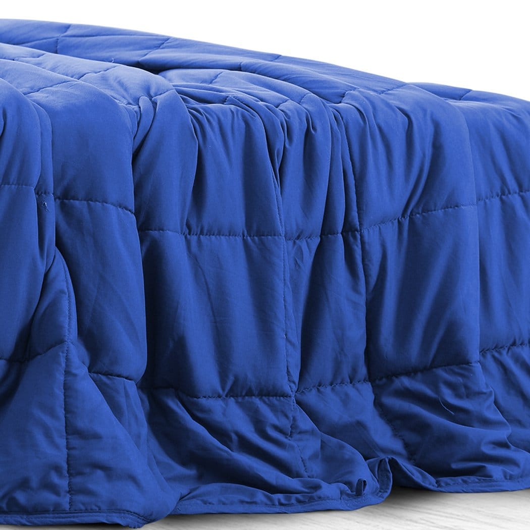 Dreamz Weighted Blanket 2KG Kids Anti Anxiety Weighted Blanket Gravity Blankets Blue Colour
