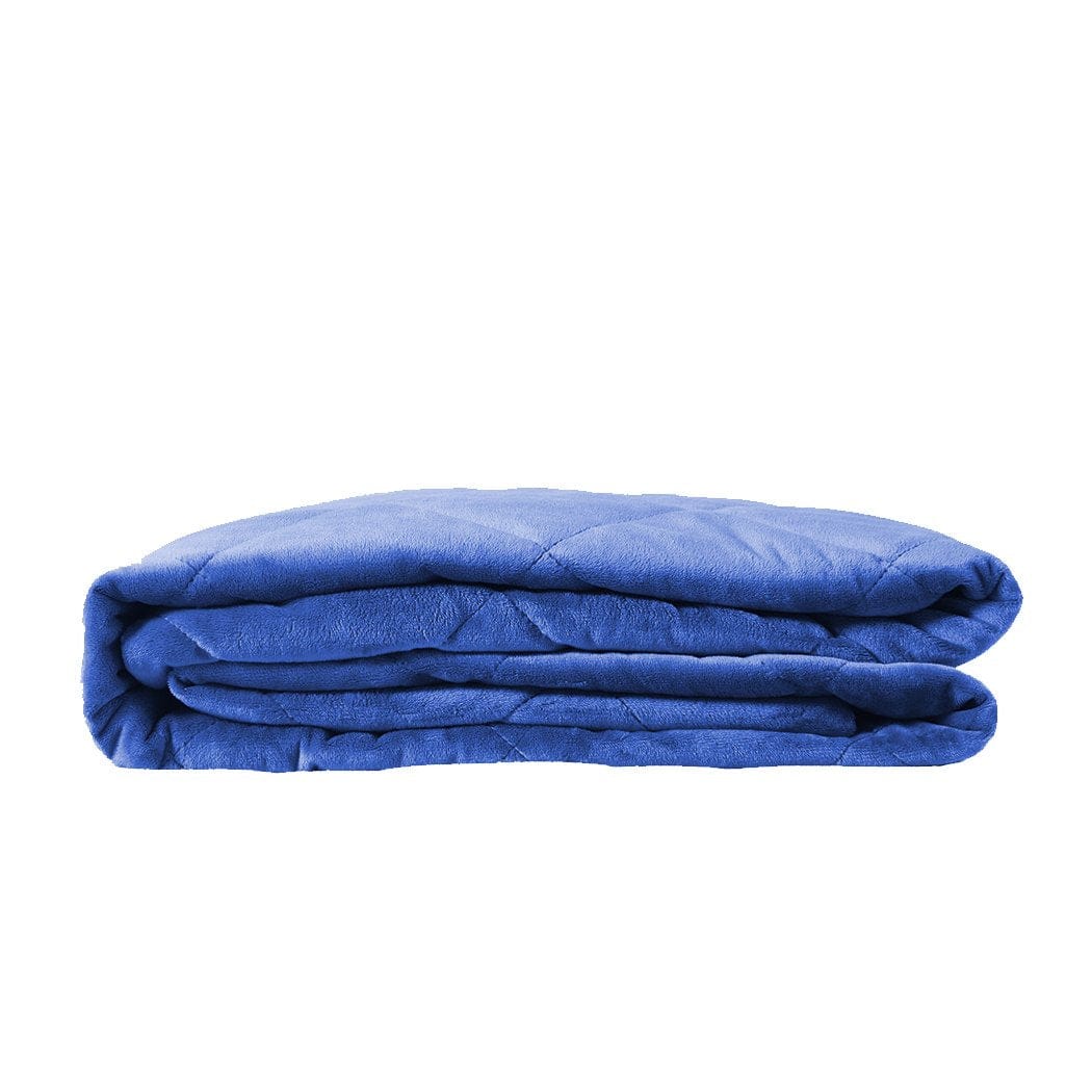 Dreamz Weighted Blanket 2KG Kids Anti Anxiety Weighted Blanket Gravity Blankets Blue Colour