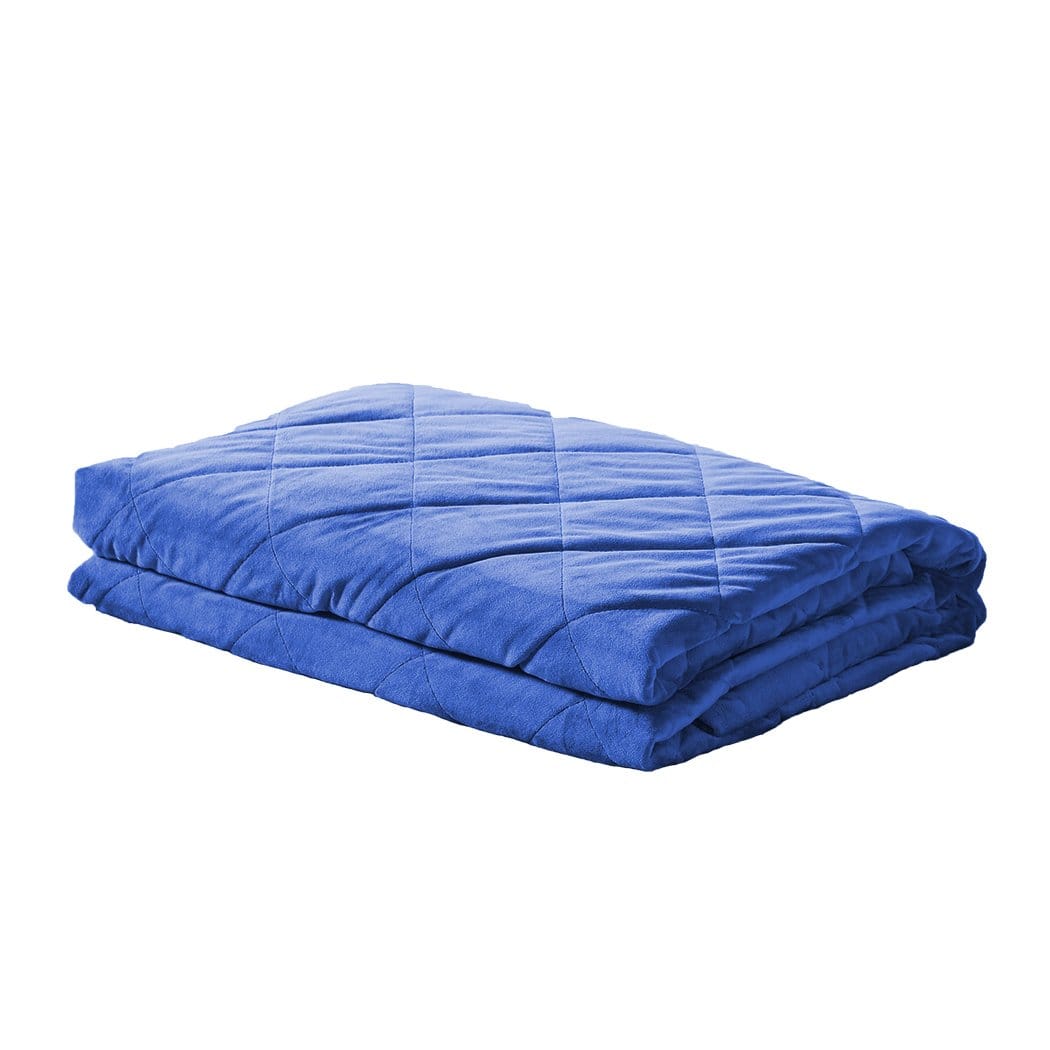 Dreamz Weighted Blanket 2KG Kids Anti Anxiety Weighted Blanket Gravity Blankets Blue Colour