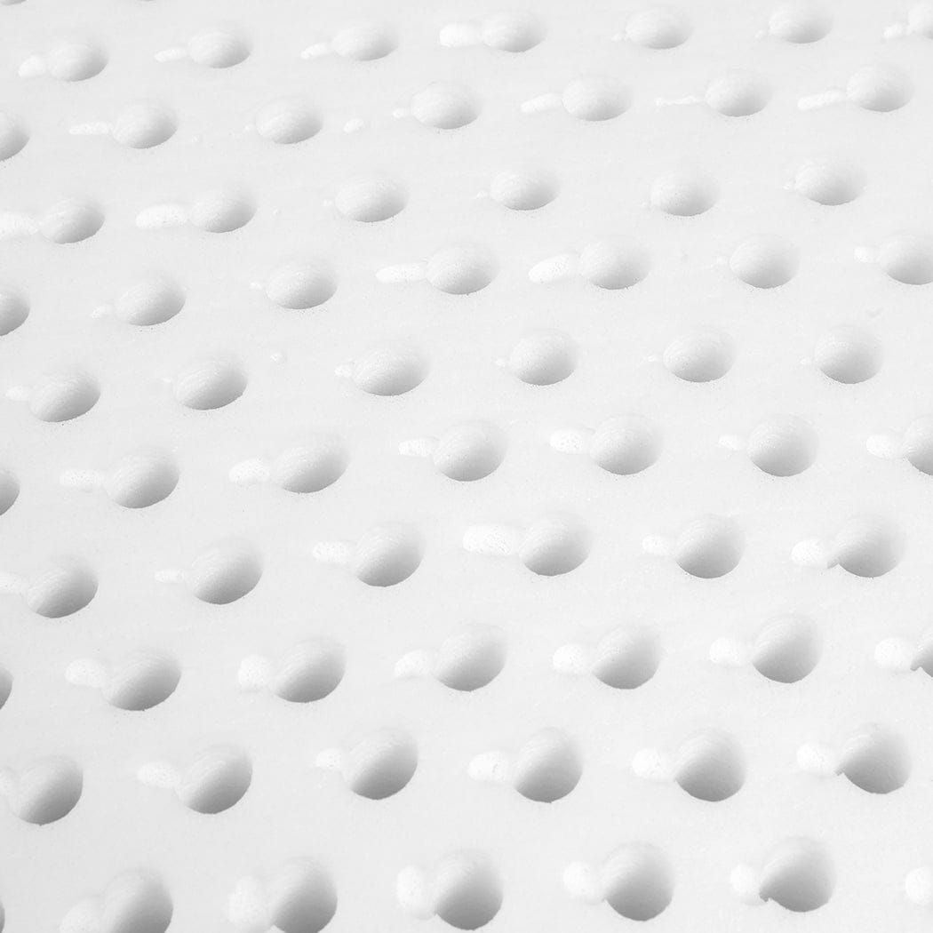 Dreamz Pillows/Cushions 2x Natural Latex Pillow Removable Cover Memory Down Luxurious B-shape
