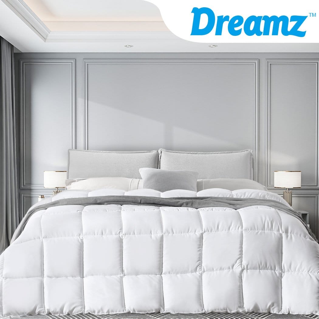 Dreamz Duvet/Quilt 400GSM All Season Bamboo Winter Summer Quilt Duvet Doona Soft Queen Size