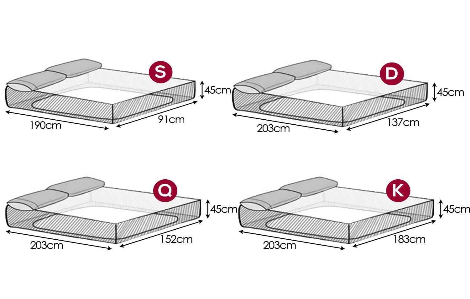 Dreamz Electric Blanket 450 GSM Polyster Electric Blanket Heated Warm Winter Fitted Queen Size