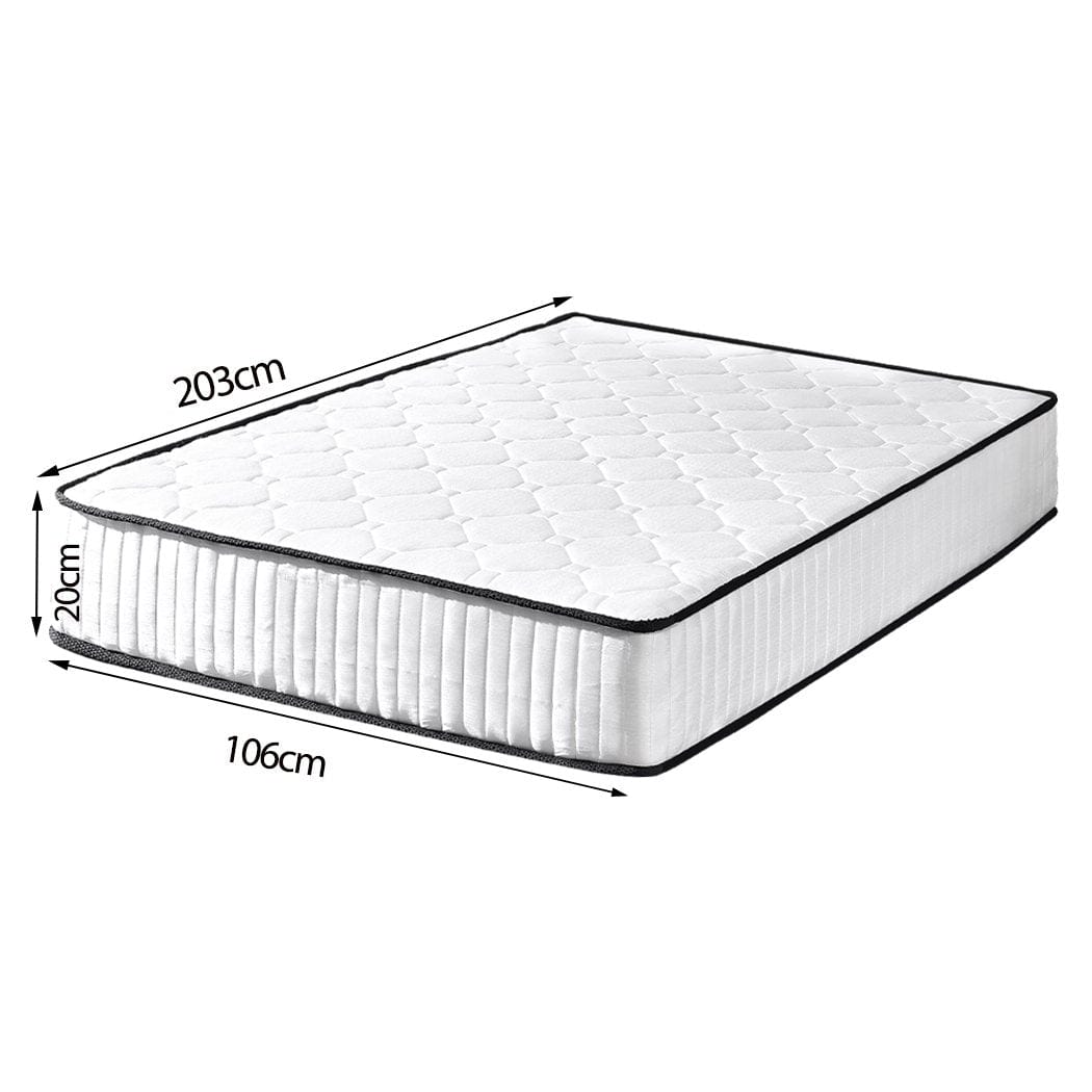 Dreamz Mattresses 5 Zoned Pocket Spring Bed Mattress in King Single Size