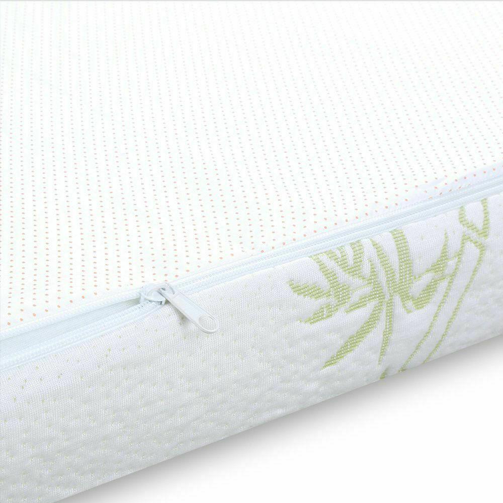 Dreamz Weighted Blanket 5cm Thickness Cool Gel Memory Foam Mattress Topper Bamboo Fabric Double