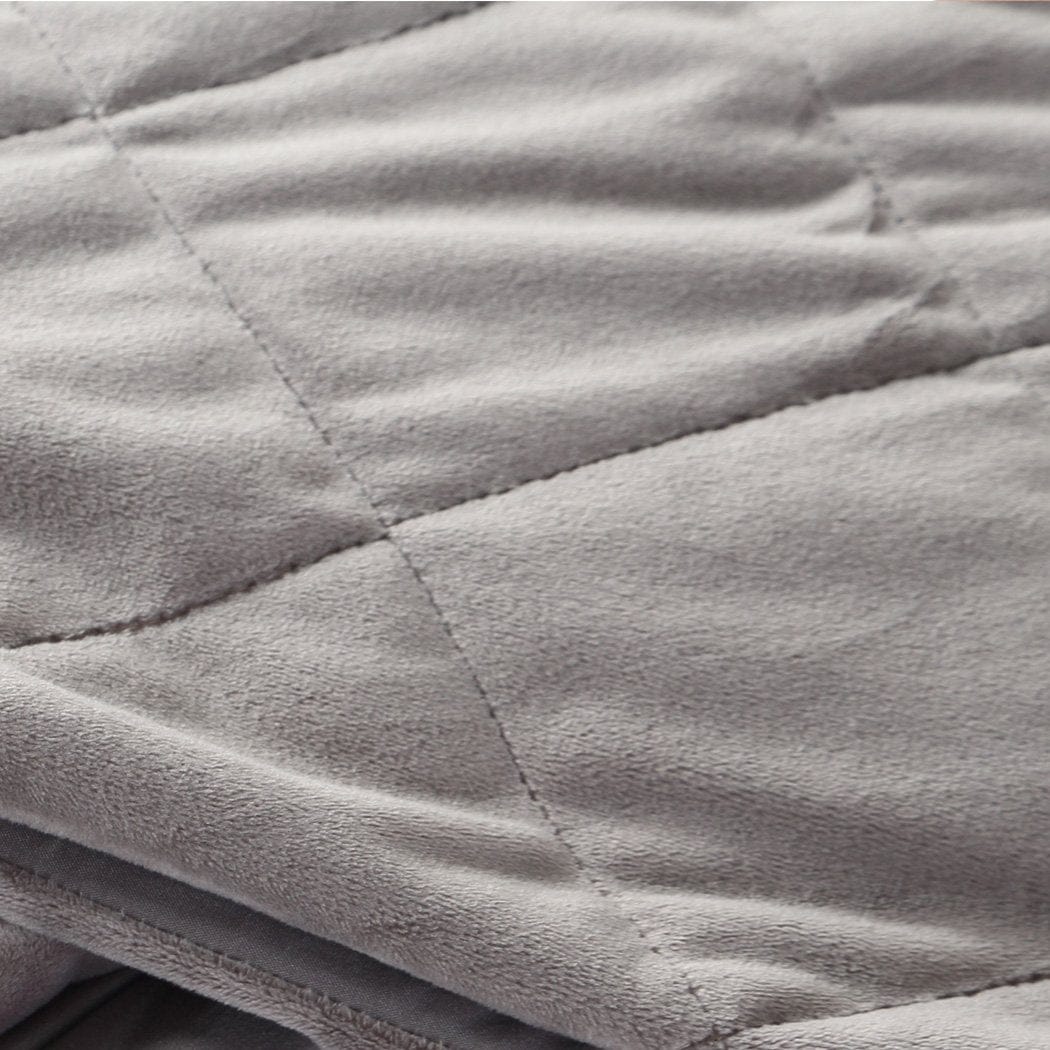 Dreamz Weighted Blanket 5KG Anti Anxiety Weighted Blanket Gravity Blankets Grey Colour