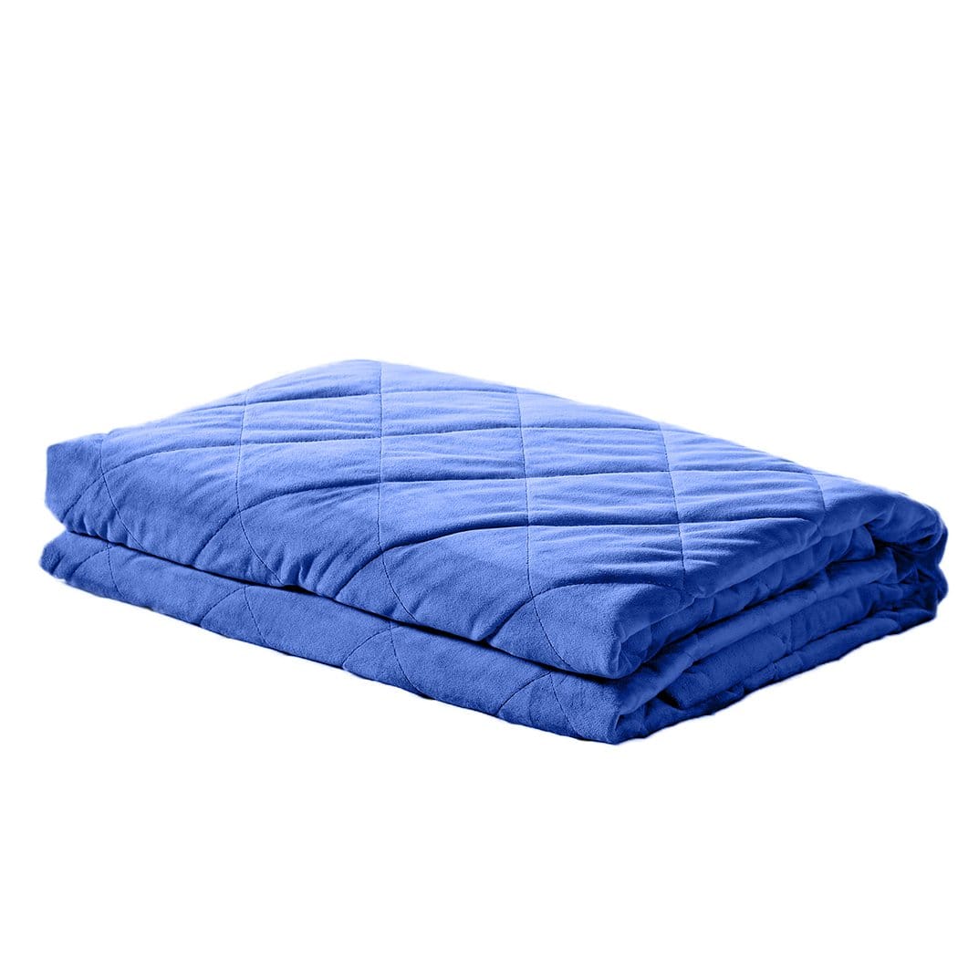 Dreamz Weighted Blanket 5KG Anti Anxiety Weighted Blanket Gravity Blankets Royal Blue Colour