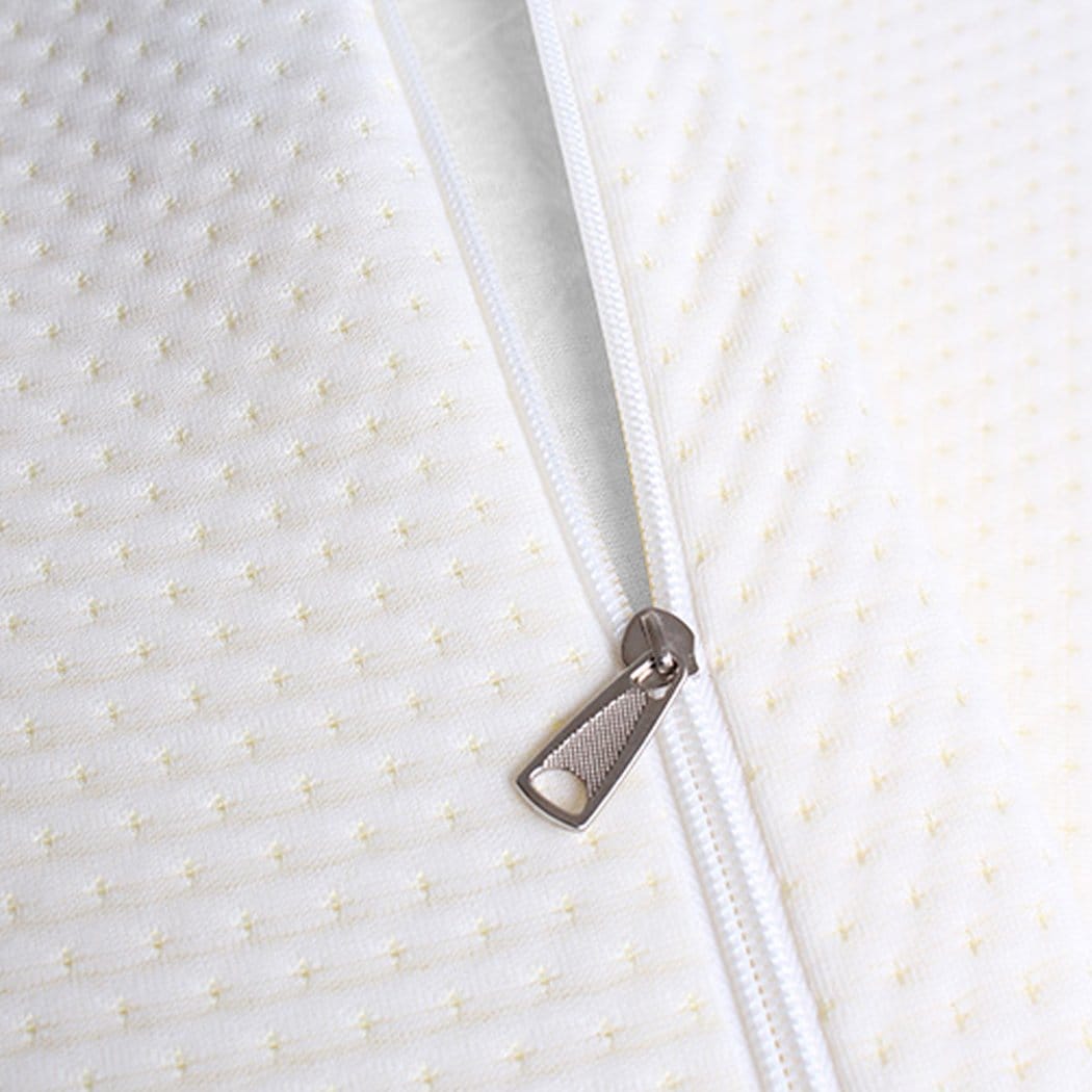 Dreamz Mattress Topper 7cm Memory Foam Bed Mattress Topper Polyester Underlay Cover King Single