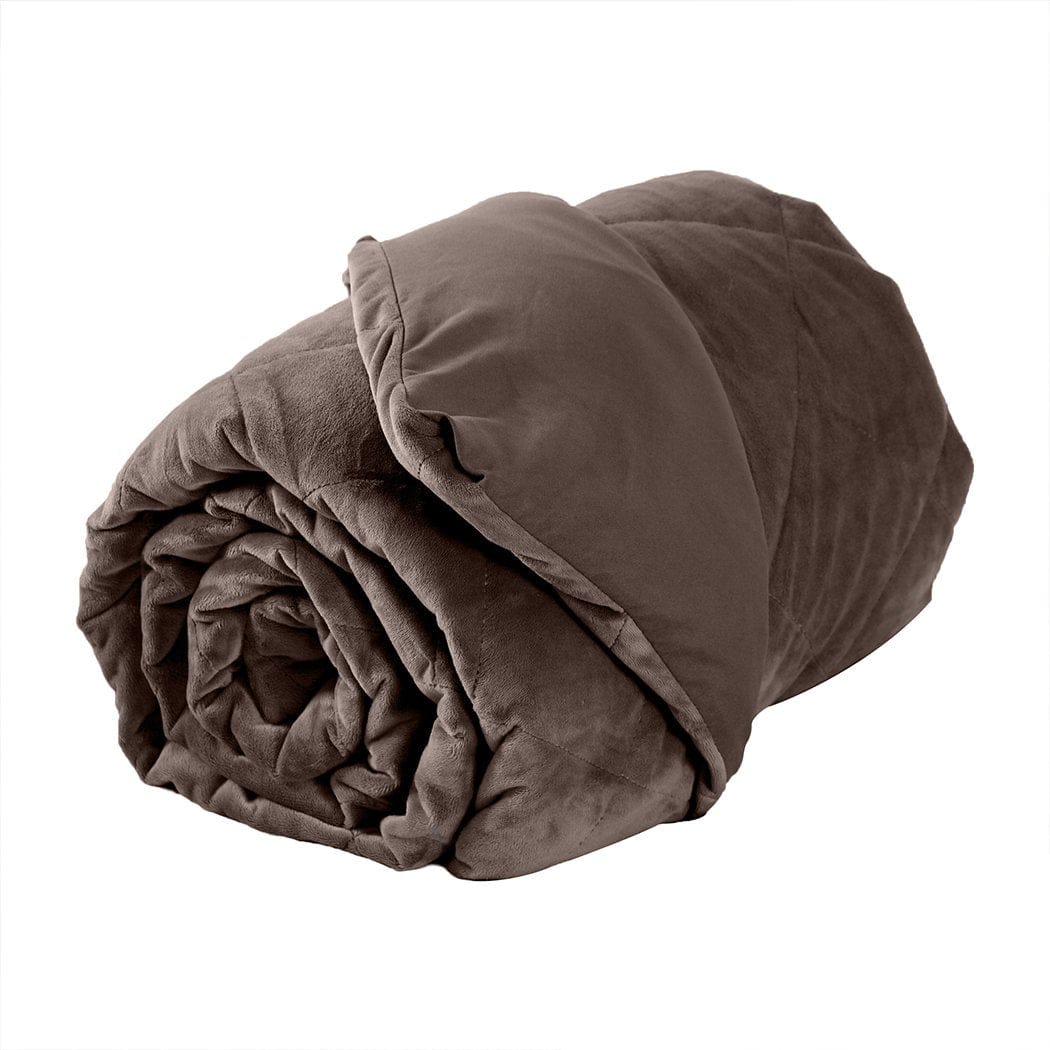 Dreamz Weighted Blanket 7KG Anti Anxiety Weighted Blanket Gravity Blankets Mink Colour