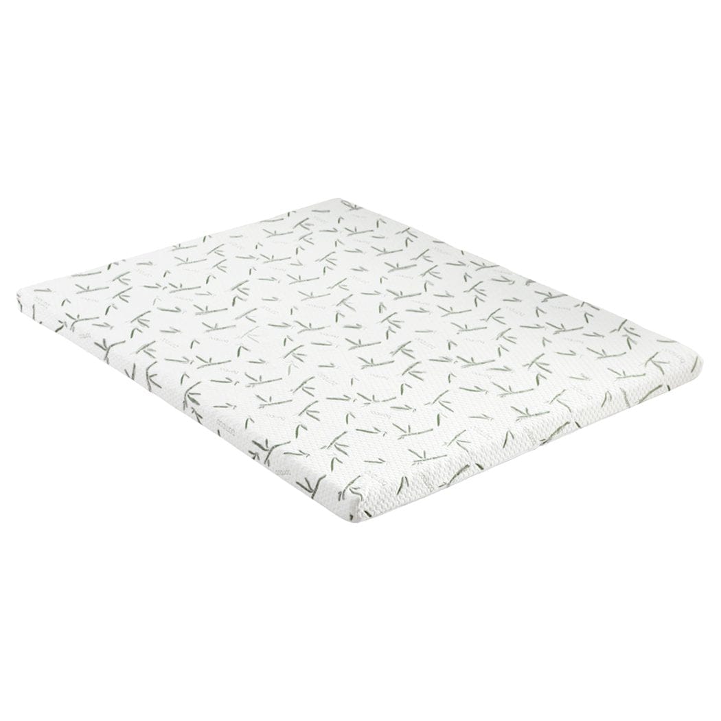 Dreamz Mattress Topper 8cm Bedding Cool Gel Memory Foam Bed Mattress Topper Bamboo Cover Queen