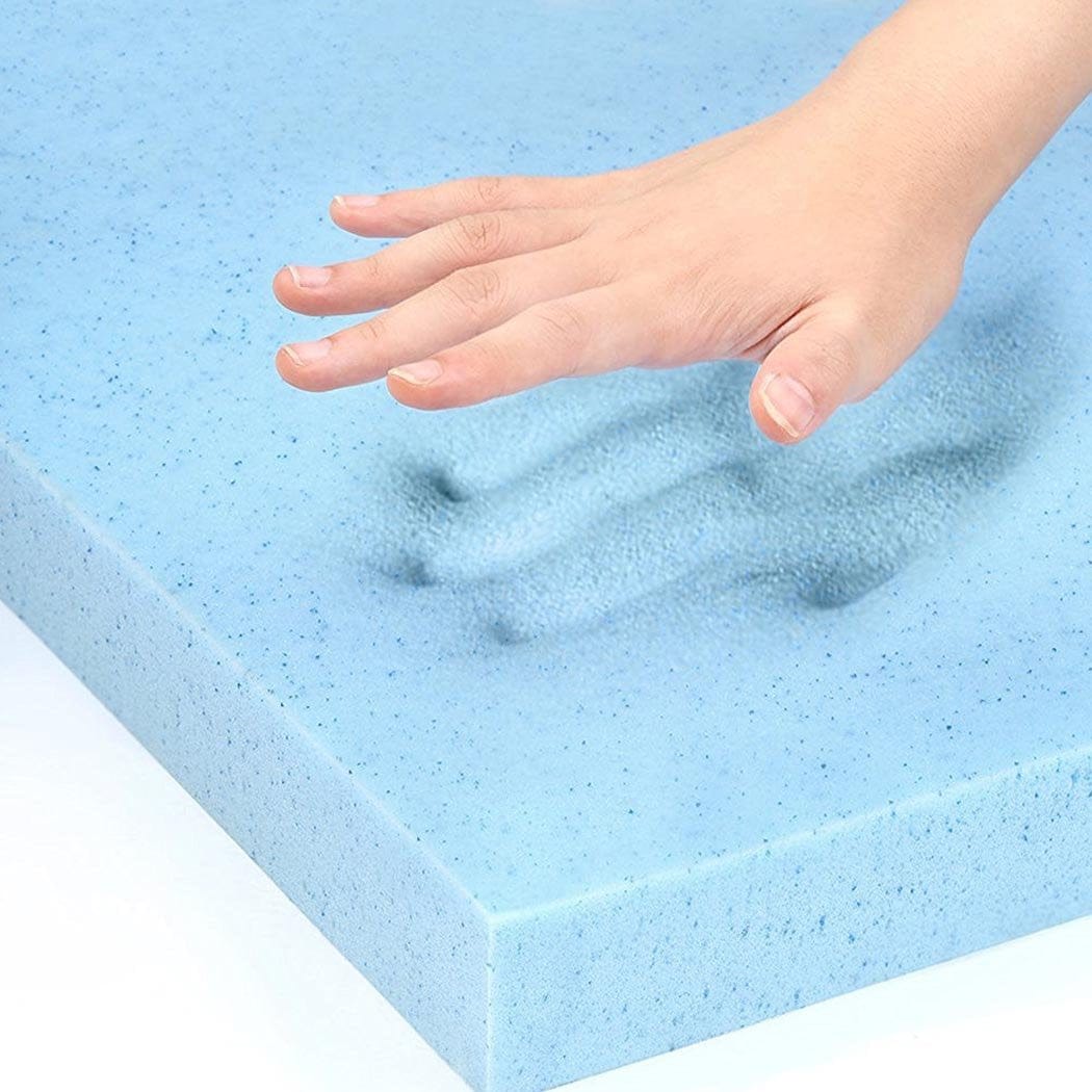 Dreamz Mattress Topper 8cm Thickness Cool Gel Memory Foam Mattress Topper Bamboo Fabric King
