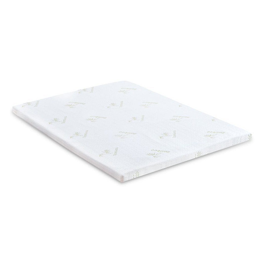 Dreamz Mattress Topper 8cm Thickness Cool Gel Memory Foam Mattress Topper Bamboo Fabric Queen