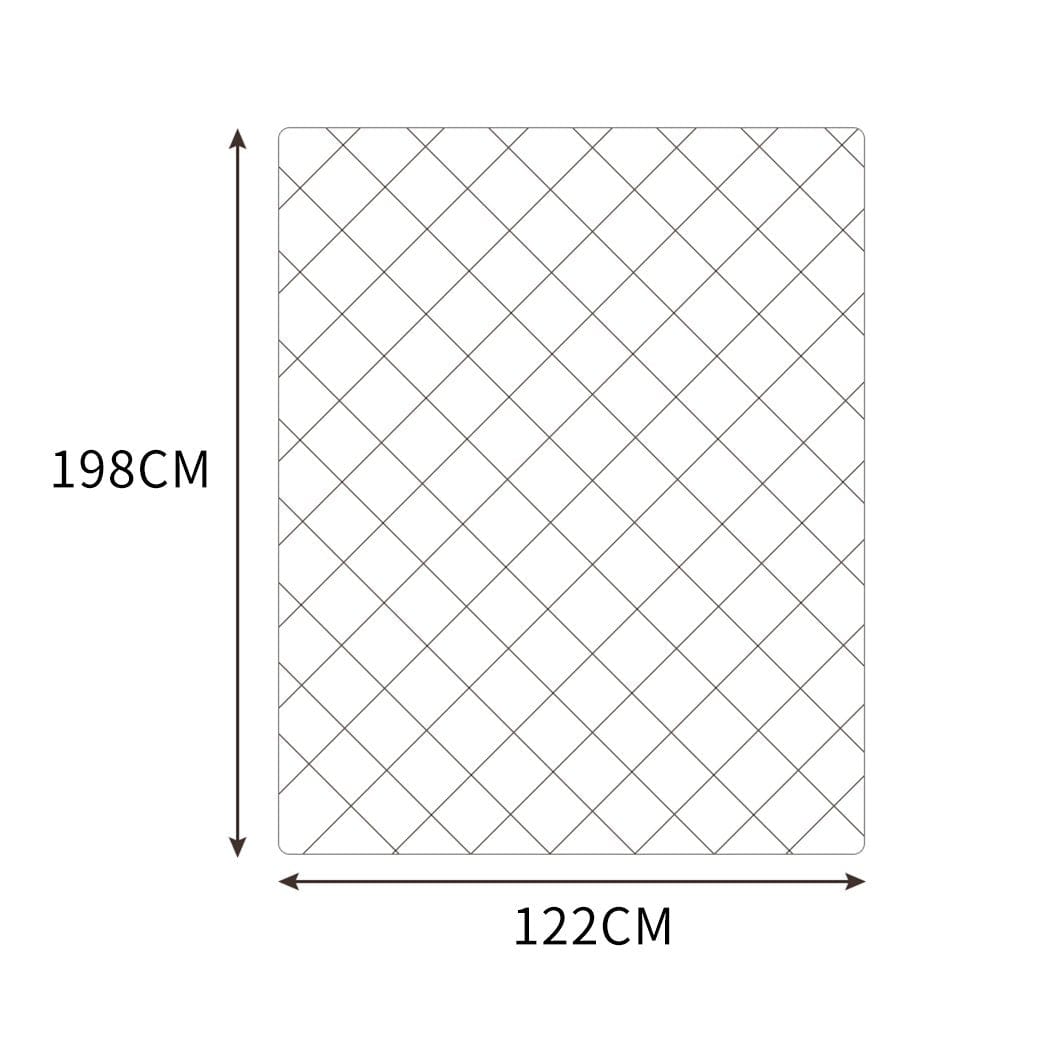 Dreamz Weighted Blanket 9KG Anti Anxiety Weighted Blanket Gravity Blankets Grey Colour