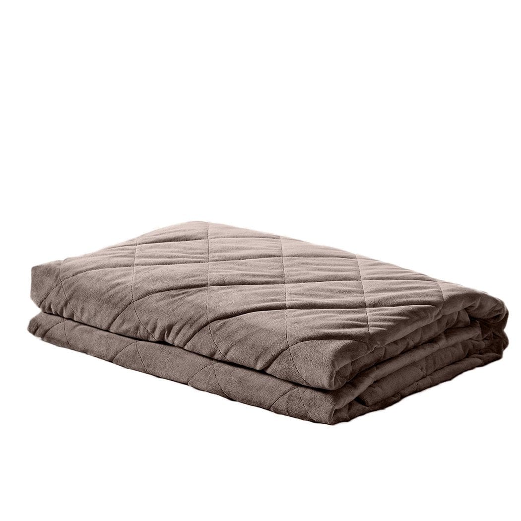 Dreamz Weighted Blanket 9KG Anti Anxiety Weighted Blanket Gravity Blankets Mink Colour