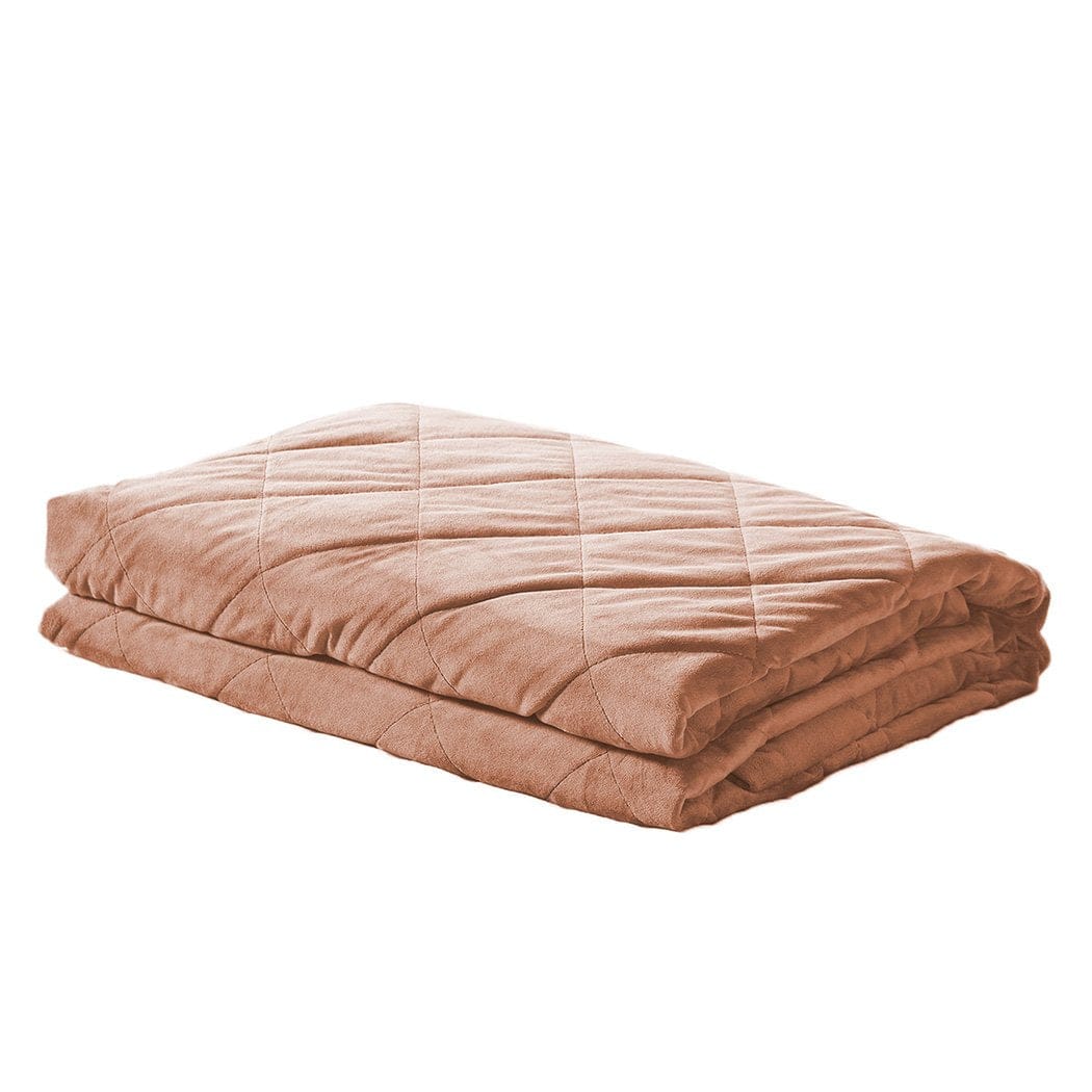 Dreamz Weighted Blanket 9KG Anti Anxiety Weighted Blanket Gravity Blankets Royal Pink Colour