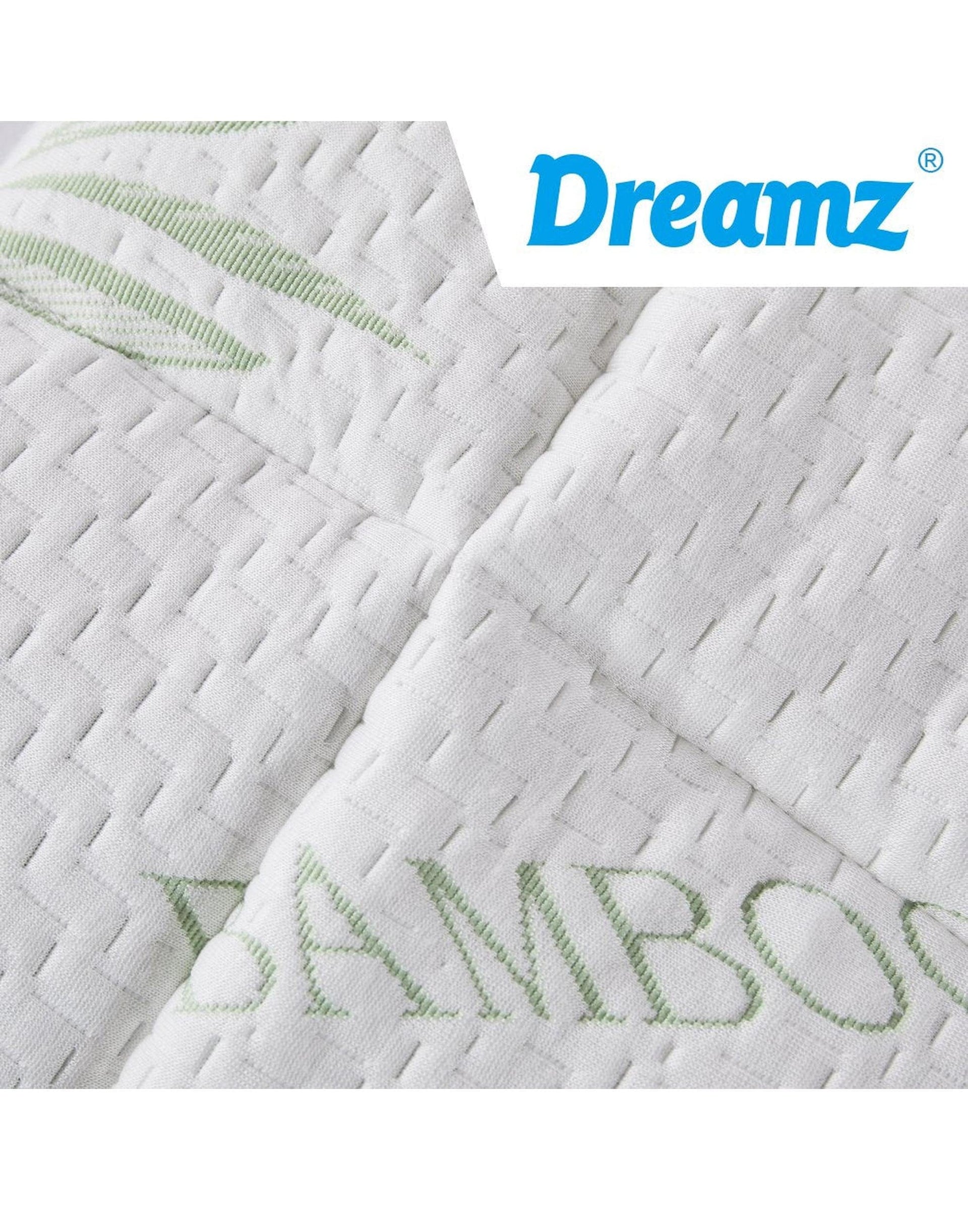 Dreamz Mattress Protector Bamboo Pillowtop Mattress Topper Protector Waterproof Cover King Single