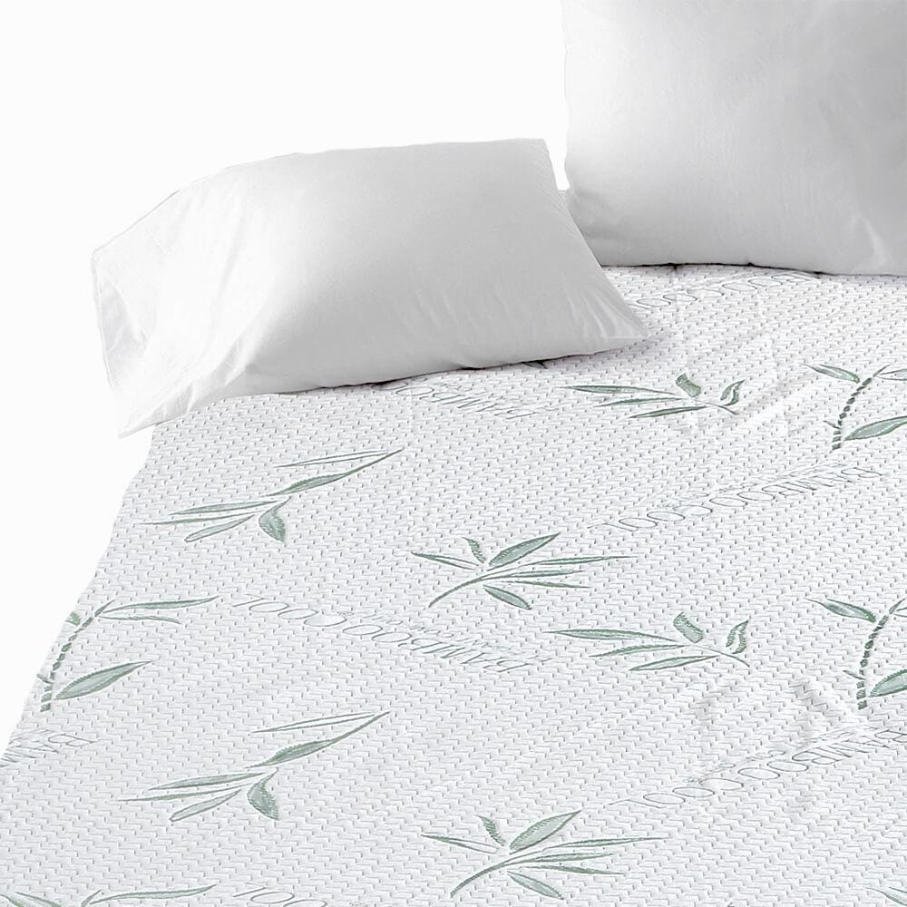 Dreamz Mattress Protector Fitted Waterproof Mattress Protector with Bamboo Fibre Cover Double Size