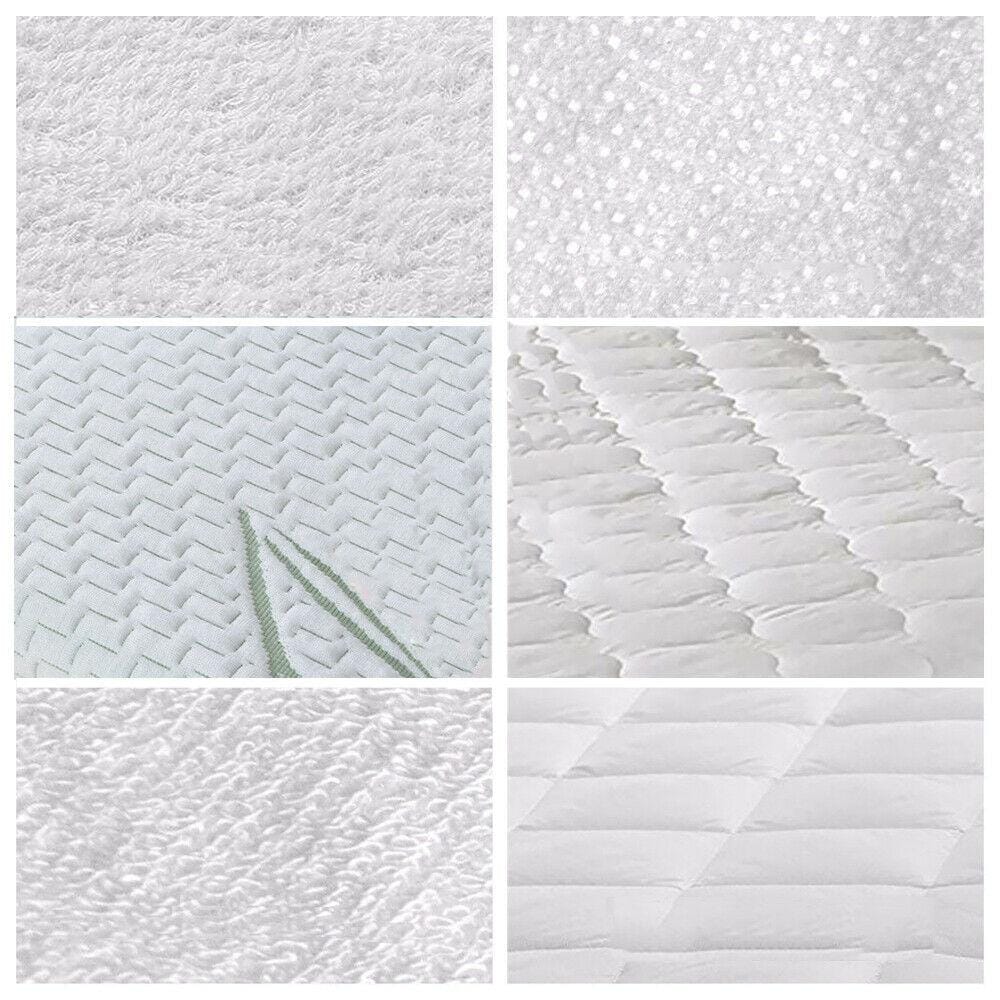 Dreamz Mattress Protector Fitted Waterproof Mattress Protector with Bamboo Fibre Cover King Single