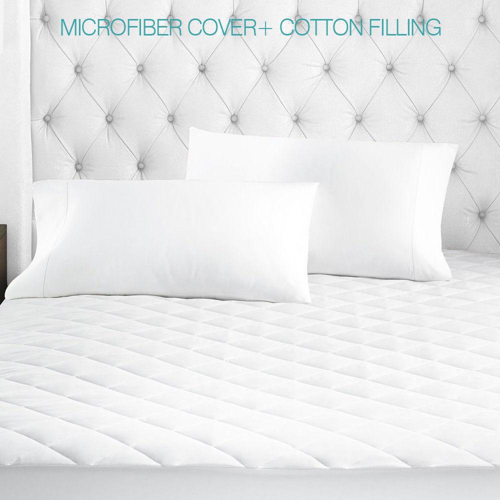 Dreamz Mattress Protector Fitted Waterproof Mattress Protector with Bamboo Fibre Cover King Single