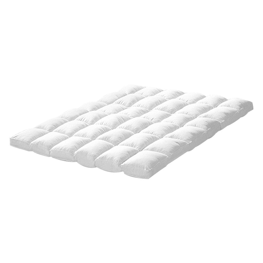 Dreamz Mattress Protector Luxury Bedding Pillowtop Mattress Topper Mat Pad Protector King Single