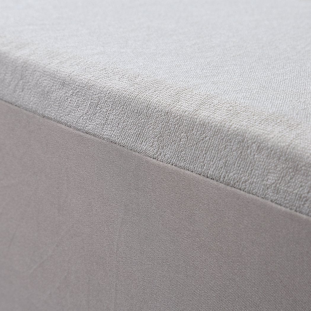 Dreamz Mattress Protector Mattress Protector Fitted Sheet Cover Waterproof Cotton Fibre Single