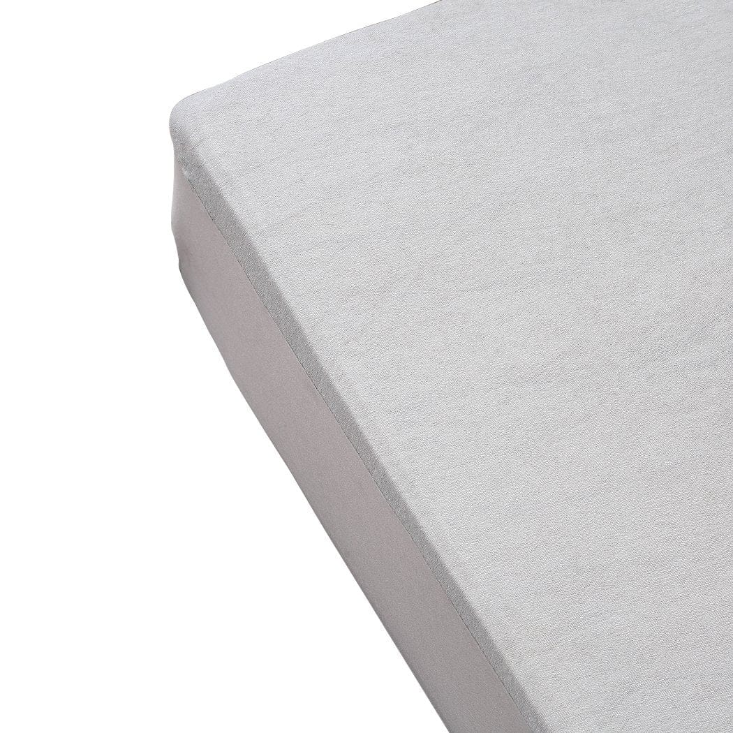 Dreamz Mattress Protector Mattress Protector Fitted Sheet Cover Waterproof Cotton Fibre Single