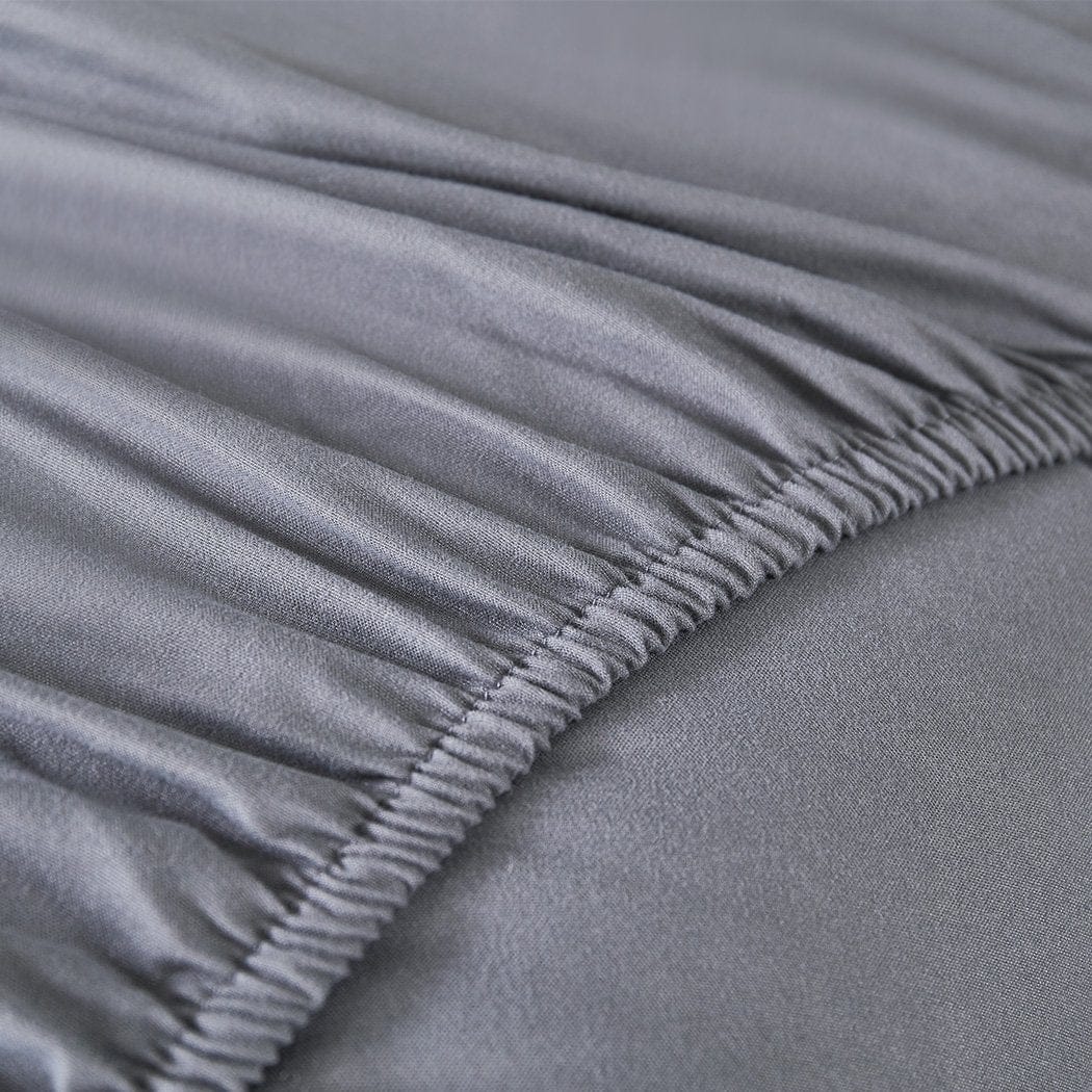 Dreamz Mattress Topper Mattress Topper Bamboo Fibre Luxury Pillowtop Mat Protector Cover Double