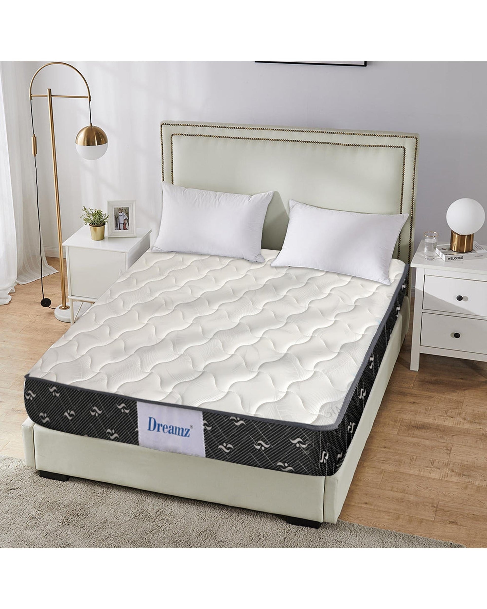 Dreamz Mattresses Premium Bed Top Spring Foam Medium Soft 16CM - King
