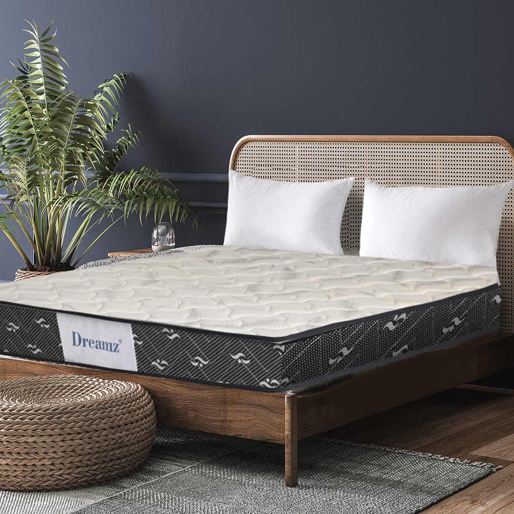 Dreamz Mattresses Premium Bed Top Spring Foam Medium Soft 16CM - Queen