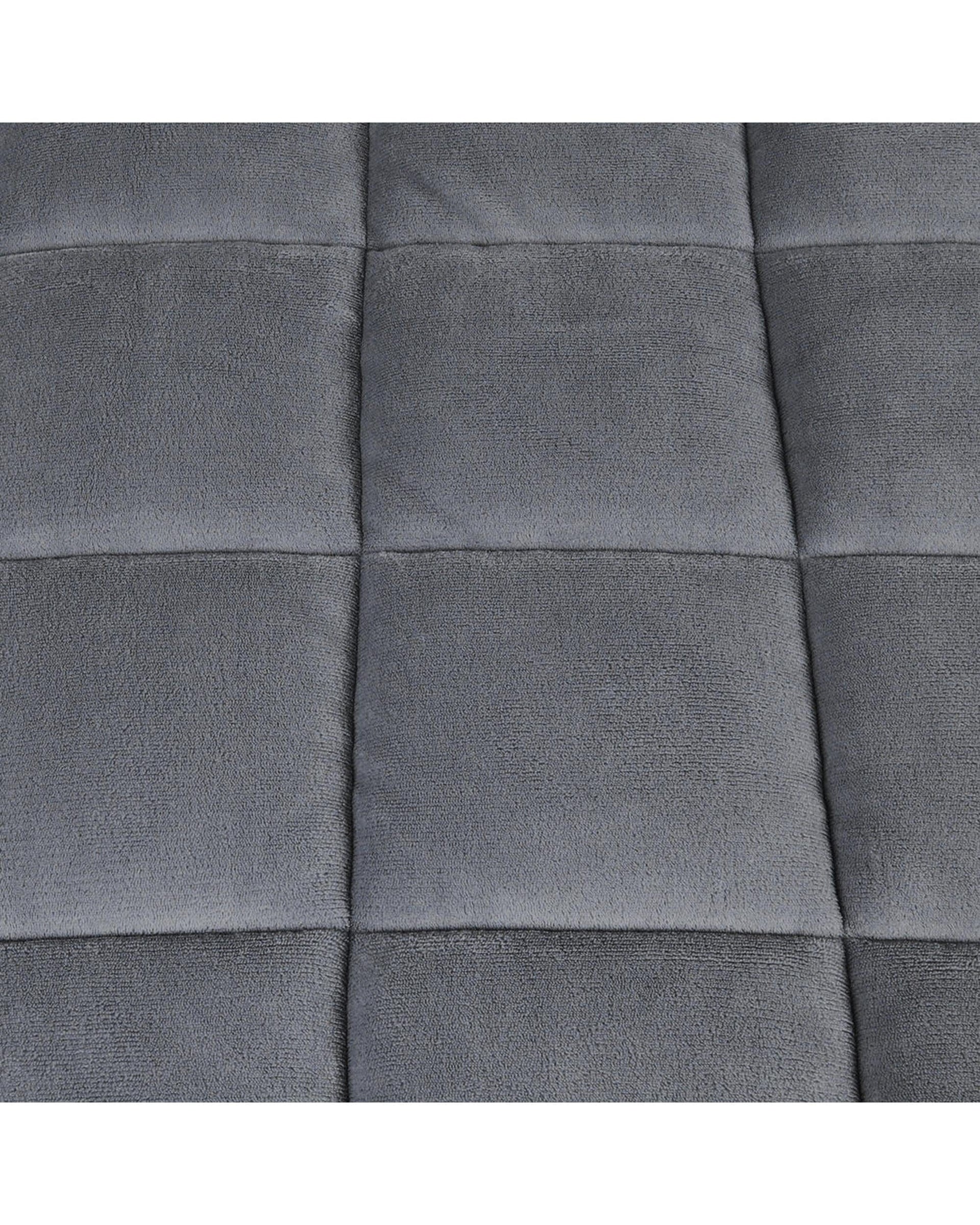 Dreamz Blanket Quilt Doona Comforter Blanket Velvet Winter Warm King Bedding Grey 500GSM