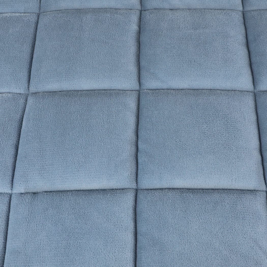Dreamz Blanket Quilt Doona Comforter Blanket Velvet Winter Warm Queen Bedding Blue