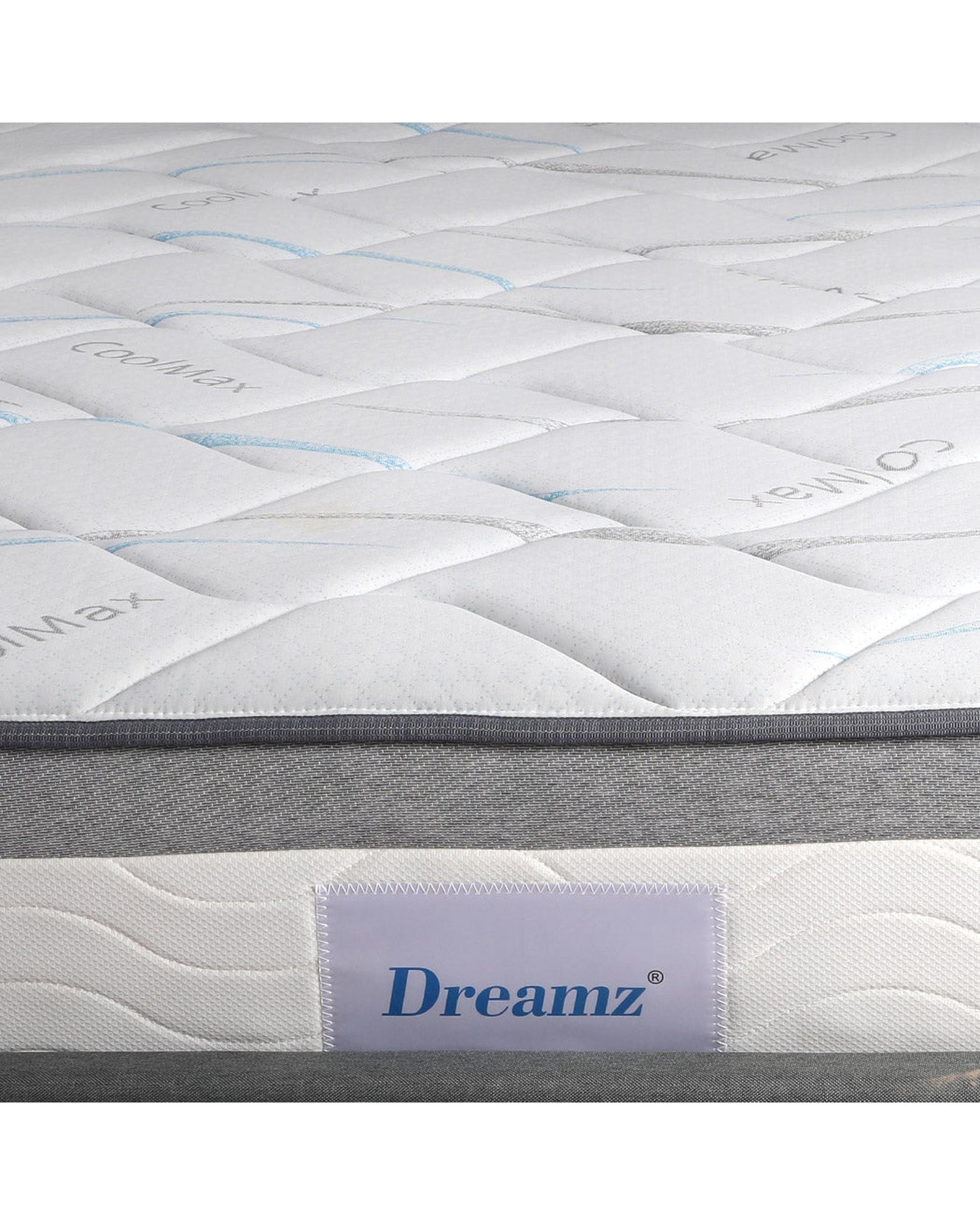 Dreamz Mattresses Top Pocket Spring Medium Firm Premium Foam 25CM - Double