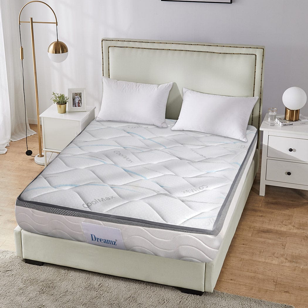 Dreamz Mattresses Top Pocket Spring Medium Firm Premium Foam 25CM - King