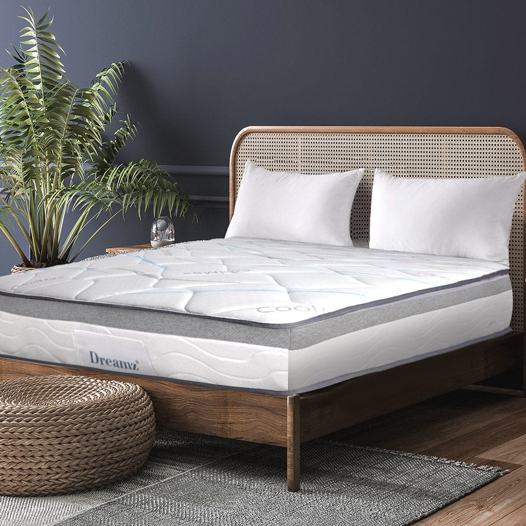 Dreamz Mattresses Top Pocket Spring Medium Firm Premium Foam 25CM - King