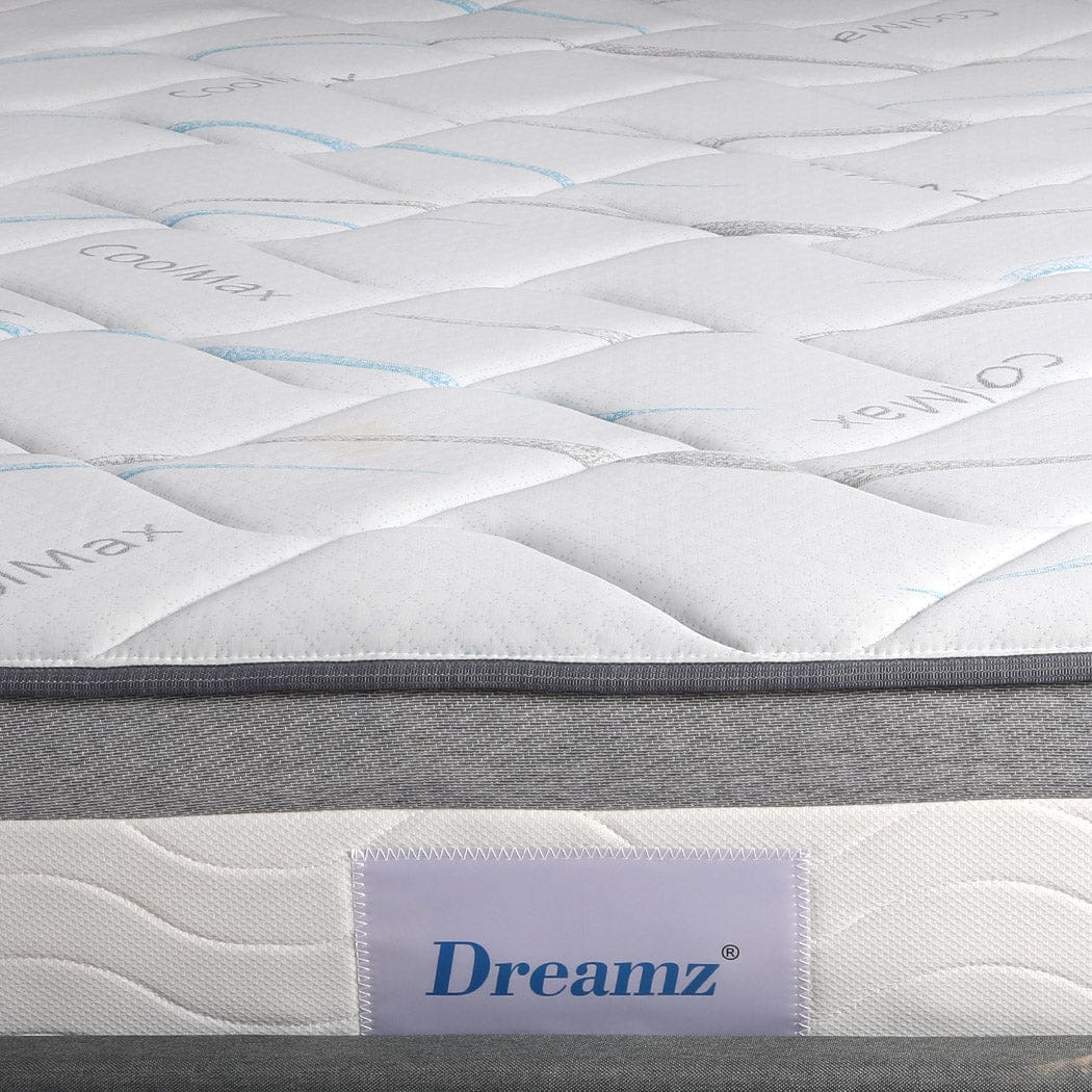 Dreamz Mattresses Top Pocket Spring Medium Firm Premium Foam 25CM - King
