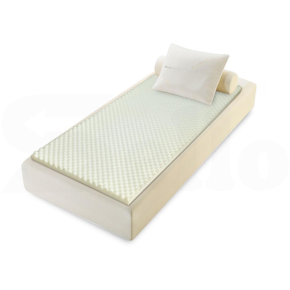 Dreamz Mattress Topper Underlay Foam Egg Crate Mattress Topper QUEEN Size Deluxe Protector 5CM