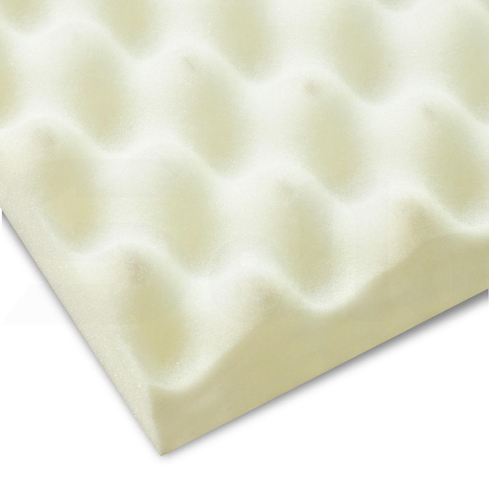 Dreamz Mattress Topper Underlay Foam Egg Crate Mattress Topper QUEEN Size Deluxe Protector 5CM