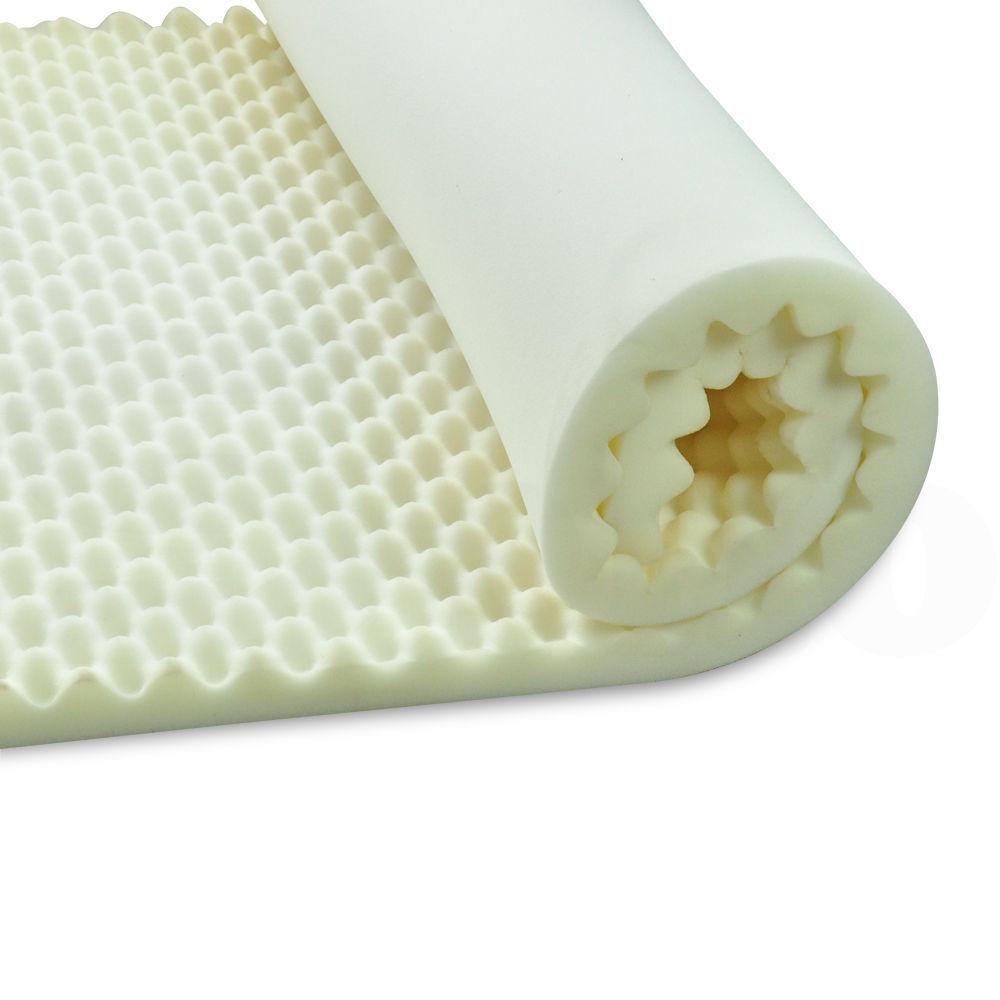 Dreamz Mattress Topper Underlay Foam Egg Crate Mattress Topper QUEEN Size Deluxe Protector 5CM