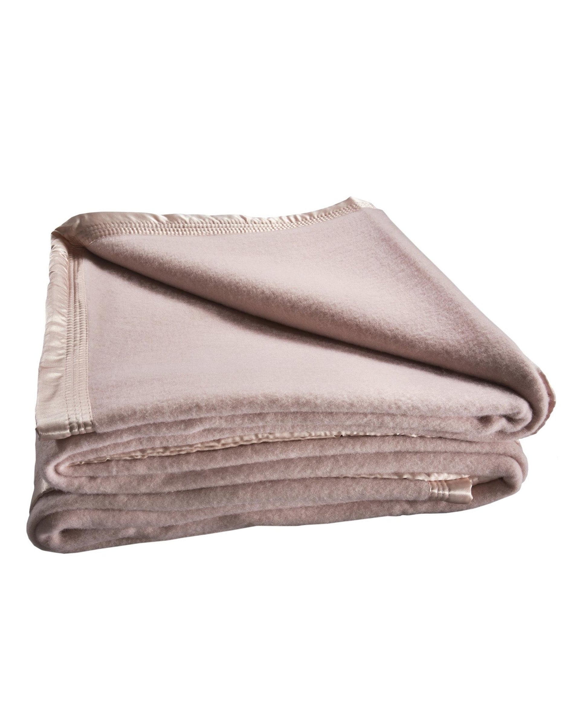Bianca Australian Wool Blanket - Dusty Pink Bianca Bedding