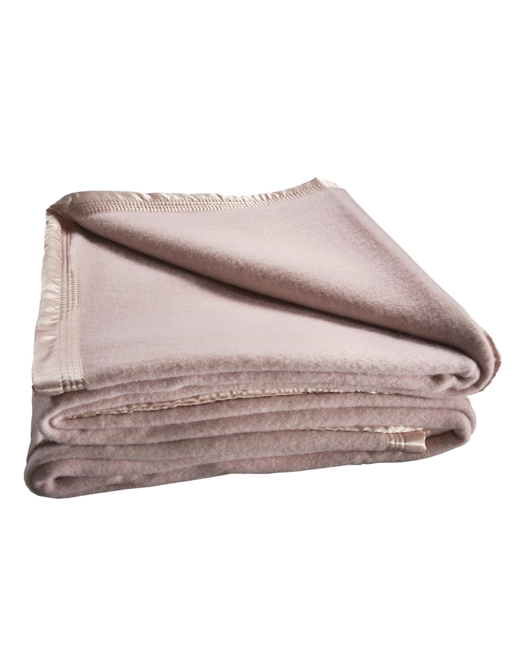 Bianca Australian Wool Blanket - Dusty Pink Bianca Bedding