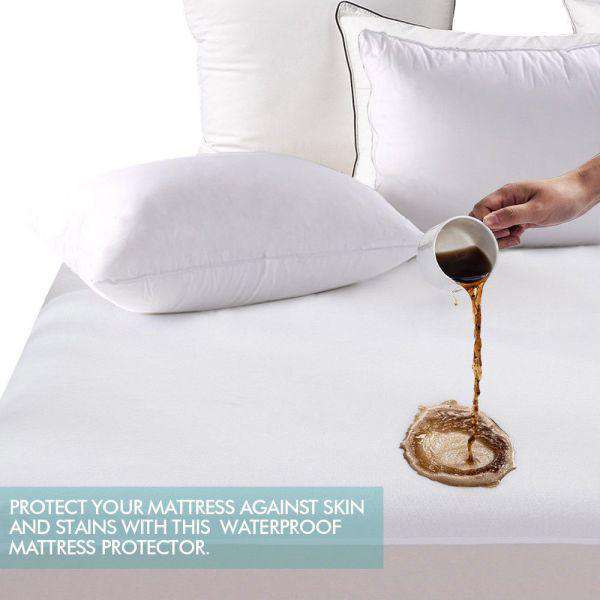 TERRY COTTON FULLY FITTED WATERPROOF MATTRESS PROTECTOR - Single Dreamz