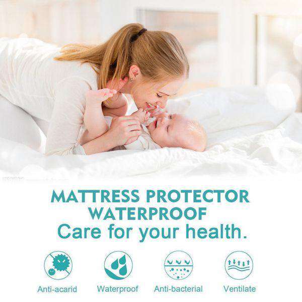 TERRY COTTON FULLY FITTED WATERPROOF MATTRESS PROTECTOR - Single Dreamz