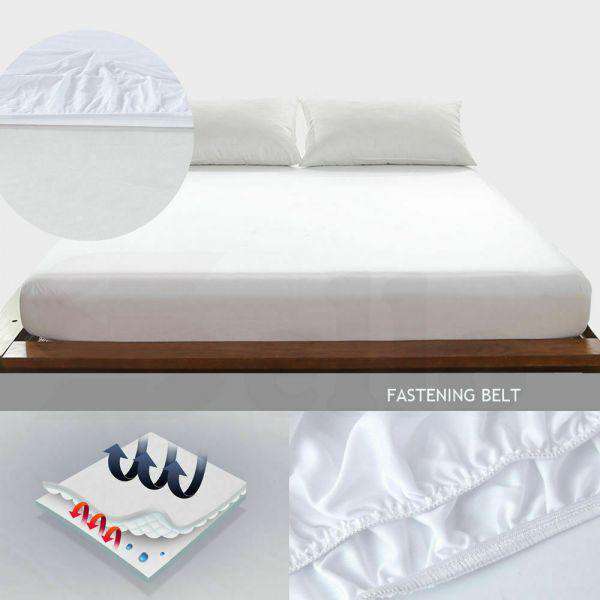 TERRY COTTON FULLY FITTED WATERPROOF MATTRESS PROTECTOR - Single Dreamz