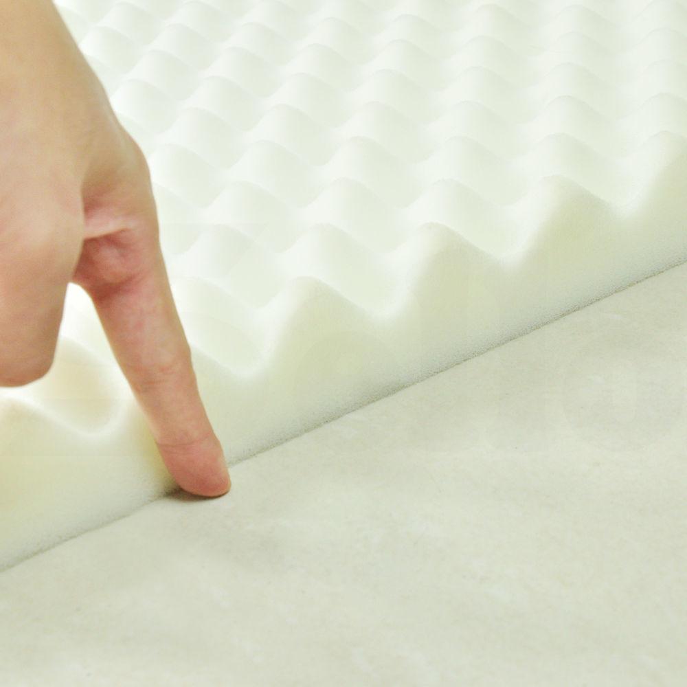 Underlay Foam Egg Crate Mattress Topper Double Size Deluxe Protector 5CM Dreamz