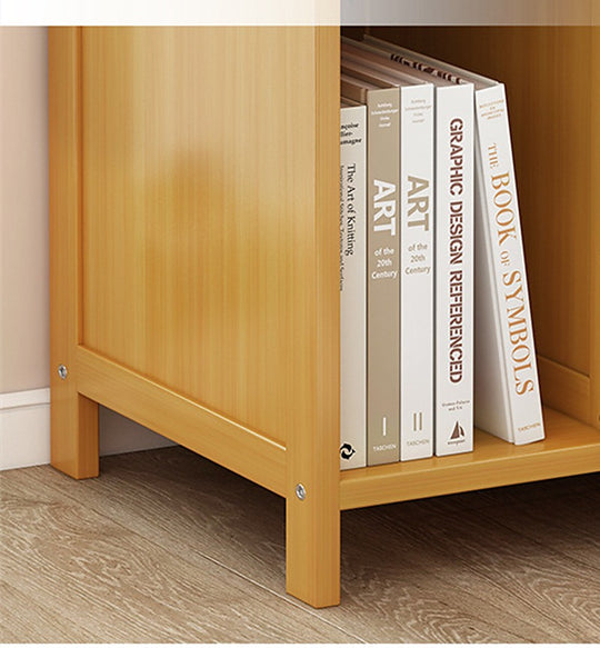 Bamboo Bedside Table Nightstand Storage Bedroom Sofa Side Stand - Wood Palermo