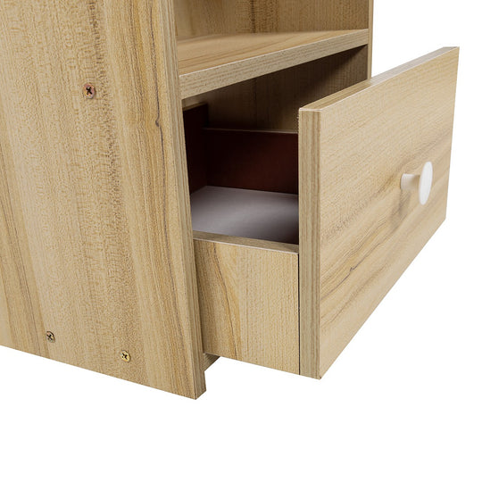 Bedside Tables Drawers Side Table Bedroom Furniture Nightstand Wood Unit Palermo